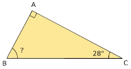 Triangle ABC rectangle en A