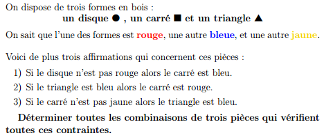 Le jeu des 3 pièces - énoncé partie 3