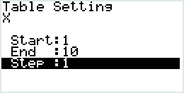 Calculatrice — paramètres